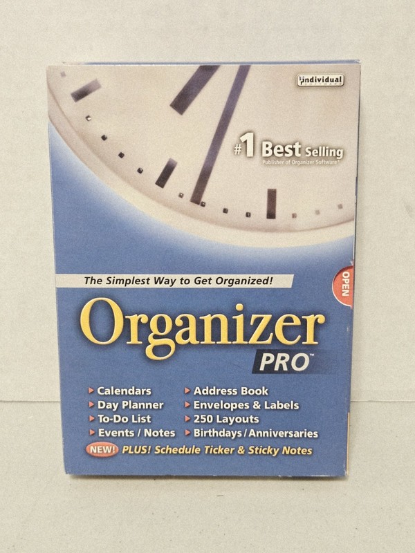 Organizer Pro Vintage Pc Plus Schedule And Sticky Notes – Open Box