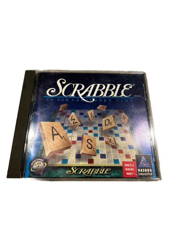 Scrabble Hasbro CD-ROM Crossword Game for Windows 3.1, WIN95, and MAC