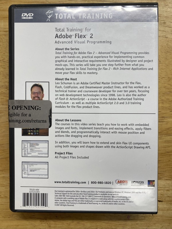 Total Training For Adobe Flex 2 Advanced Visual Programming 2-DVD Set gallery