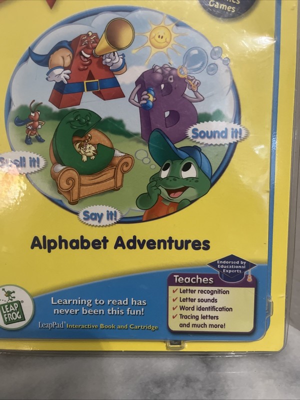 Leap Pad Phonics Book 1: Alphabet Adventures lesson #1 letters and lettersounds gallery
