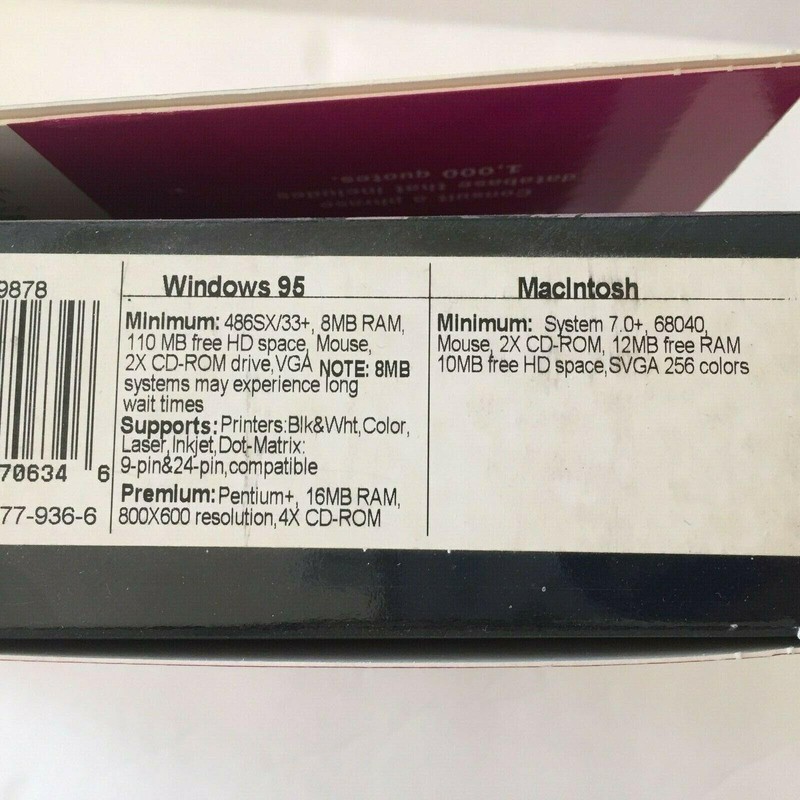 Print Artist Gold Vintage Image & Publishing Suite Windows 95 Macintosh gallery