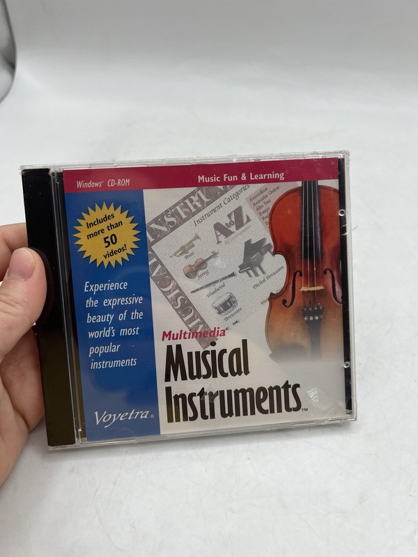 Multimedia Musical Instruments PC Windows CD-ROM