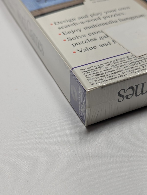 WORD GAMES Multimedia Windows 3.1 or Higher CD Rom Pro One Hangman Crossword NEW gallery
