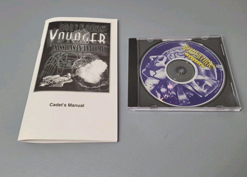 Bodywork’s Voyager PC CD-ROM Software Game Big Box RARE - COMPLETE Vintage gallery