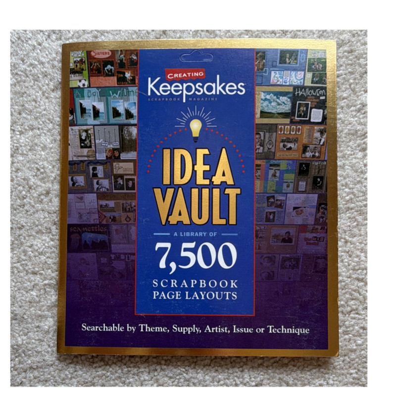 Creating Keepsakes Idea Vault Version 1.0 CD-ROM 7,500 Scrapbook Win/Mac 15803