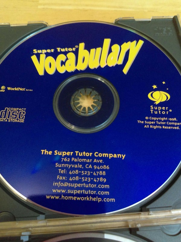Lot of 2 Vocabulary w/ Games & MATH BLASTER Pre-Algebra Word Problems PC CD-ROM gallery