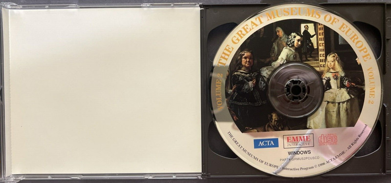 2CD-ROM 1996, The Great Museums Of Europe - Very Good! gallery