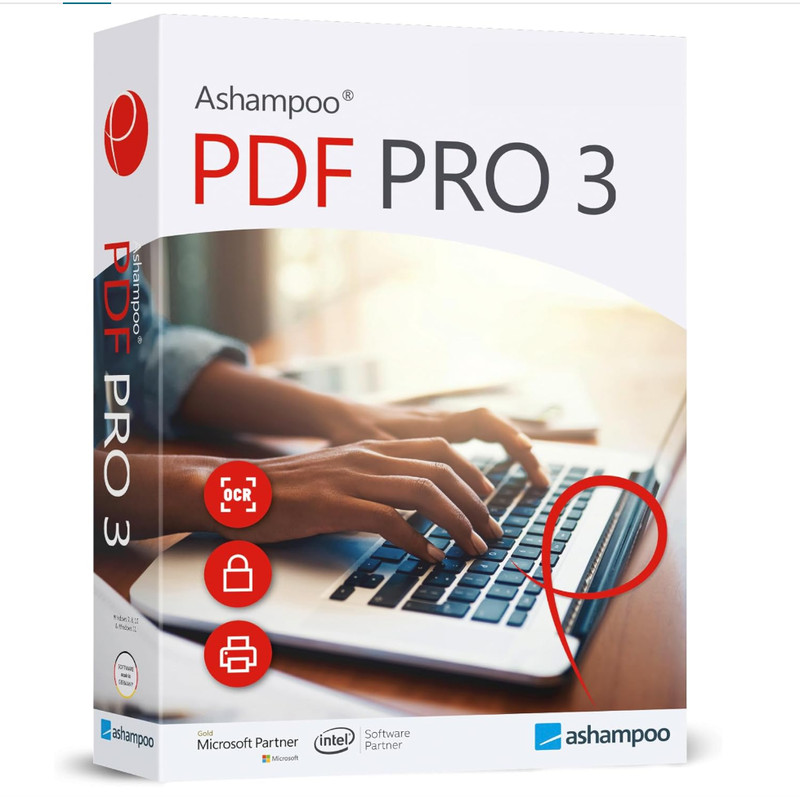Ashampoo PDF Pro 3 – Read, edit and convert PDF to doc, JPG, Word, for PC [DISC]