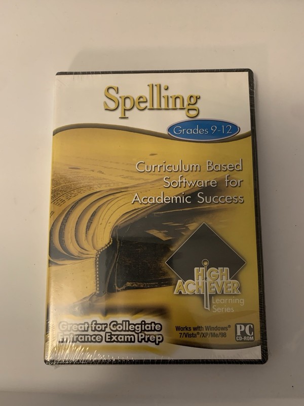 New Pc Treasures High Achiever Spelling Sealed