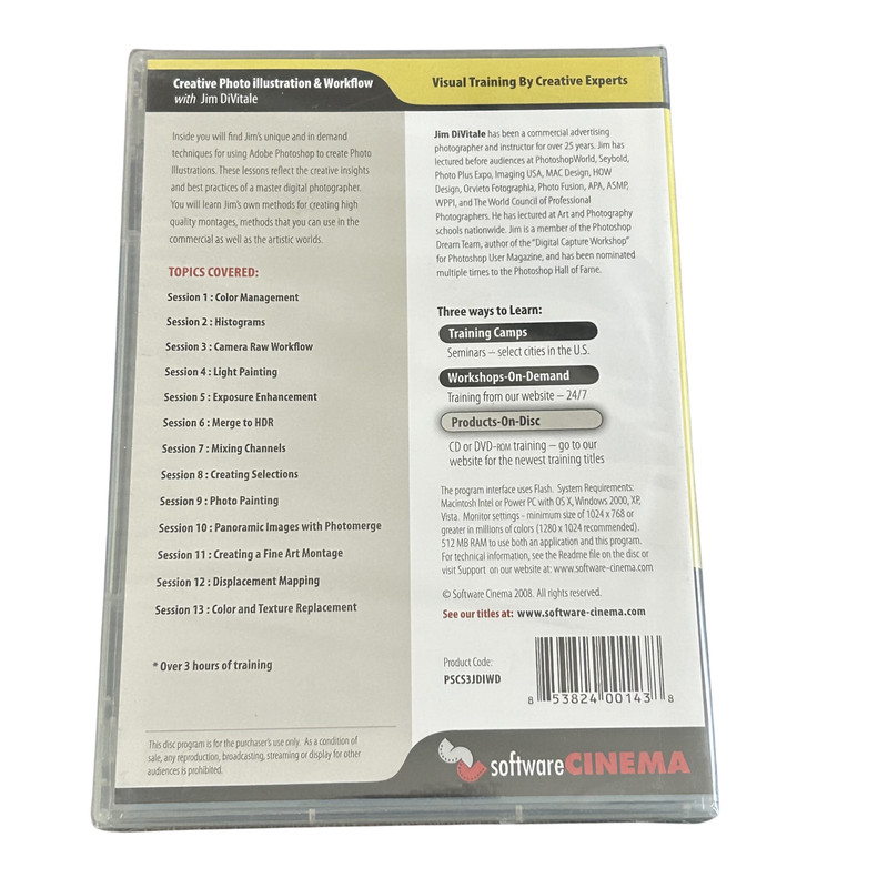 Software Cinema CD-Rom: Adobe Photoshop CS3 Creative Photo Illustration/Workflow gallery
