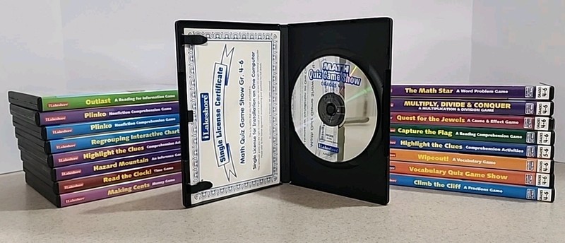 Lot of 17 Lakeshore Interactive Whiteboard Software PC/Mac Grades 1st – 6th Read