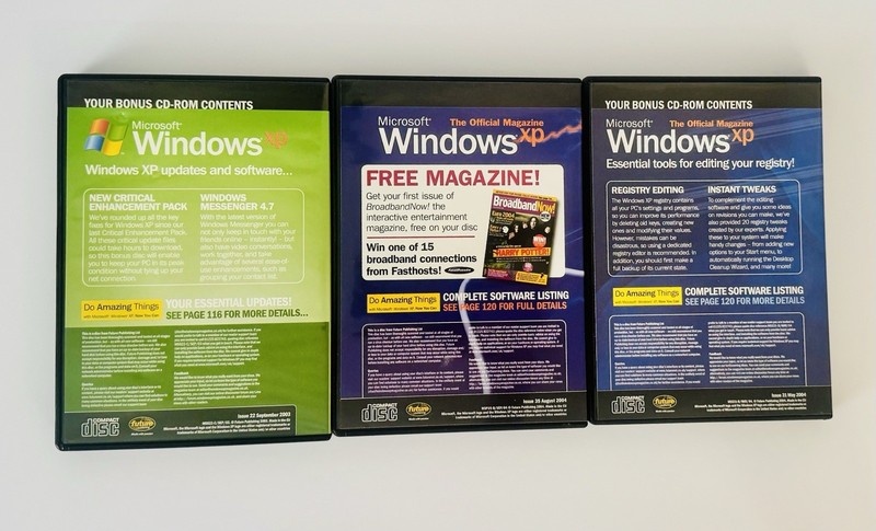 Windows XP Software Lot 3 PC CD-ROM Registry Crash Critical Packs gallery