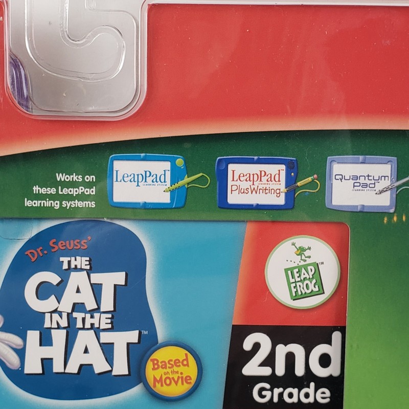 LeapFrog LeapPad Cat in the Hat Dr Seuss 2nd Grade Movie NEW Learning gallery