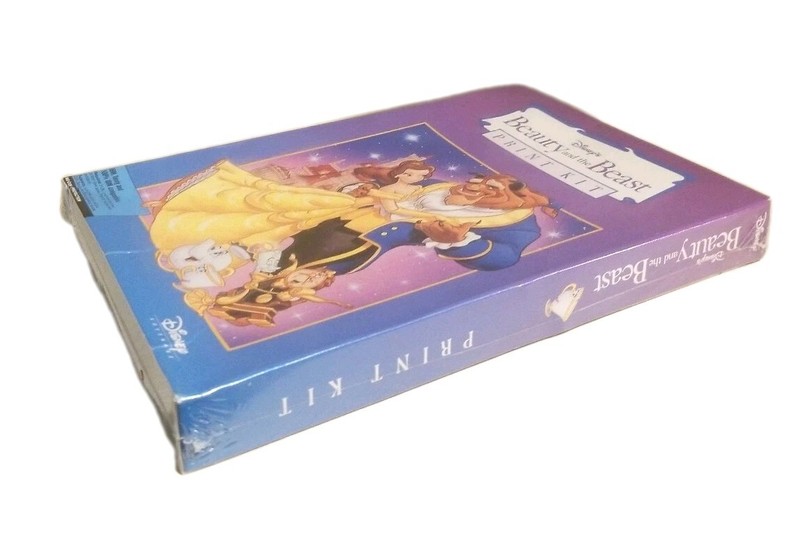 Beauty and the Beast Print Kit Disney IBM Tandy Version Vintage PC Software NEW gallery