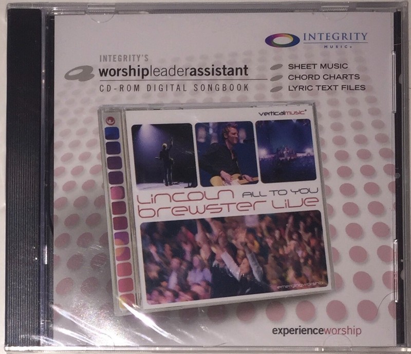 Integrity's Worship Leader Assistant CD ROM Digital Music Songbook WIN/MAC New