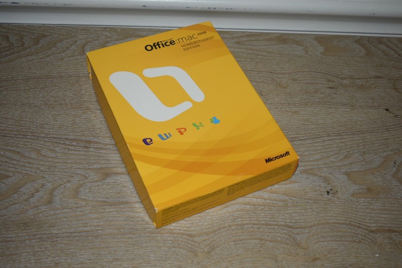 Microsoft Office Mac Home & Student 2008 With 3 Product Keys. Great Condition