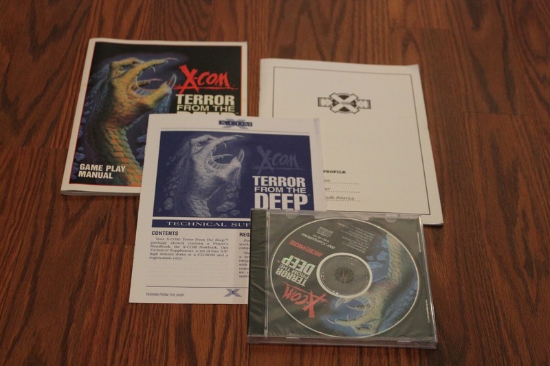 X-Com Terror from the Deep (PC, 1995) CD-ROM Sealed with pictured inserts