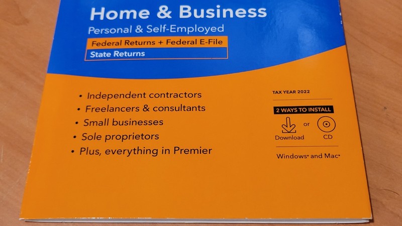 LOOK *Retail* ✅Genuine ✅ 2022 TURBOTAX HOME & BUSINESS Plus STATE CD TURBO TAX gallery