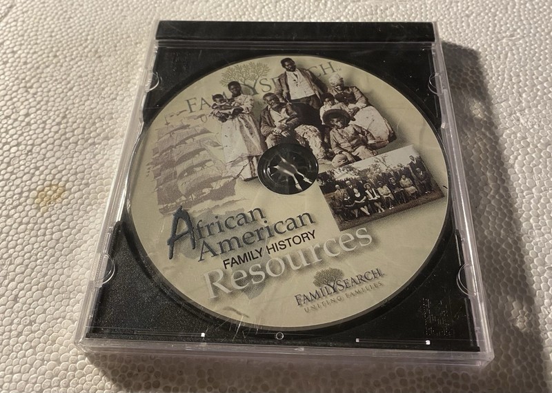 African American Family History Resources (Family Search) CD-ROM New Sealed.