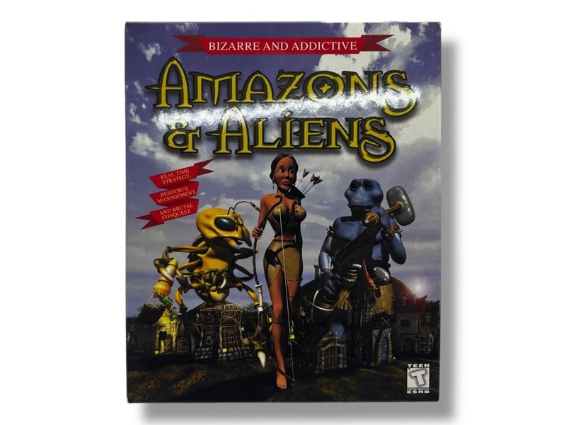 SHELFWEAR -BIG BOX Amazons and Aliens (Winows 95/98 PC Game 2000)