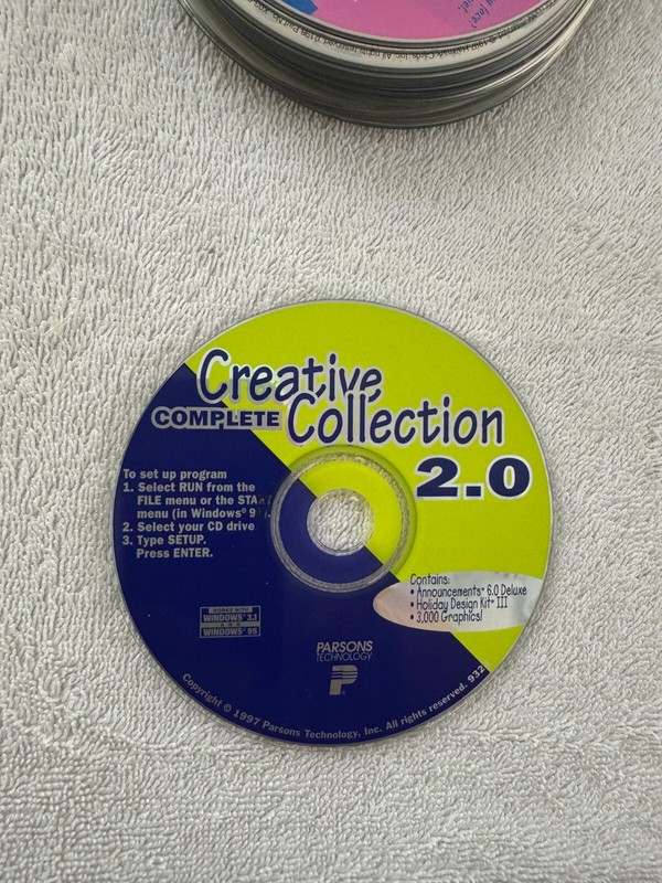 Parsons Creative Complete Collection 2.0 1997 – Announcements/Holiday Design
