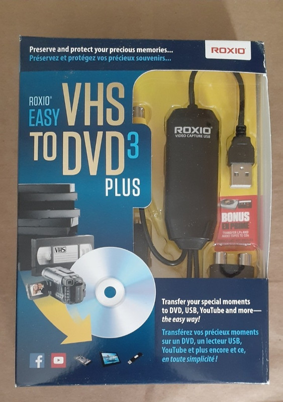 Roxio Easy VHS to DVD 3 Plus Converter