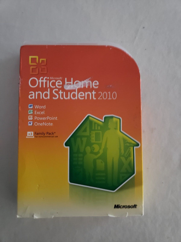 Microsoft MS Office 2010 Home and Student Family Pack For 3PCs x3