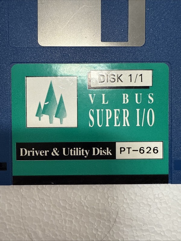 Vl Bus Super I/O Driver And utility Disk Pt-626 Untested