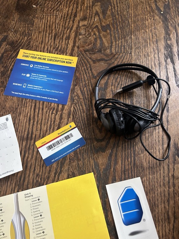 Rosetta Stone Level 1 PORTUGUESE BRAZIL Homeschool 2009 Headphone Included gallery