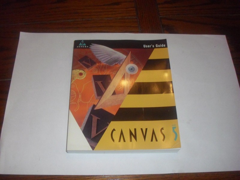 Vintage Deneba Canvas 5 for Mac OS (7.x-9.x) on 3.5" Floppy Discs with Manuals gallery