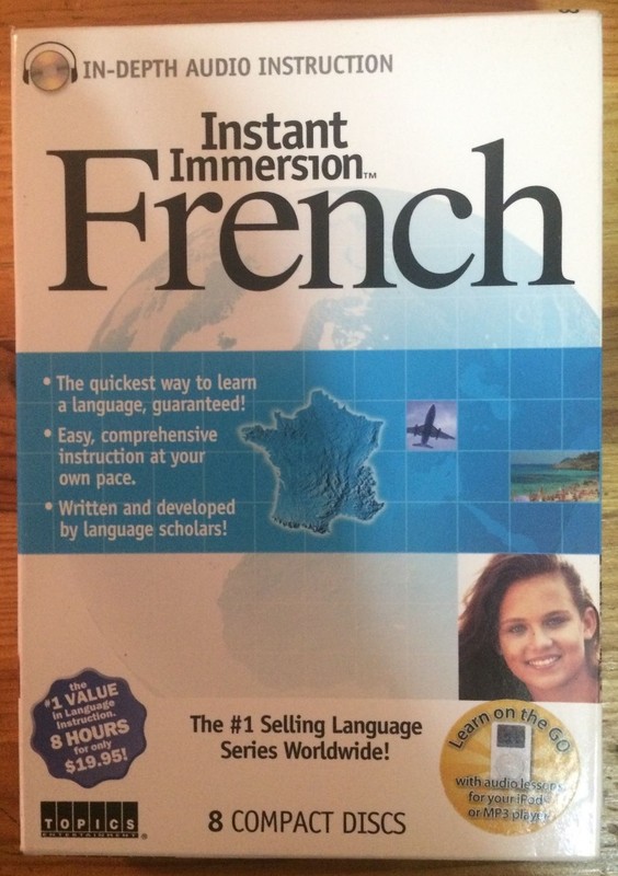 Topics Entertainment Instant Immersion French CD 8 Disc Set