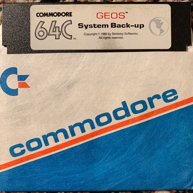 Commodore 64 Model 1541 / 1551 Test / Demo-Diskette + GEOS System Back-up Disk gallery
