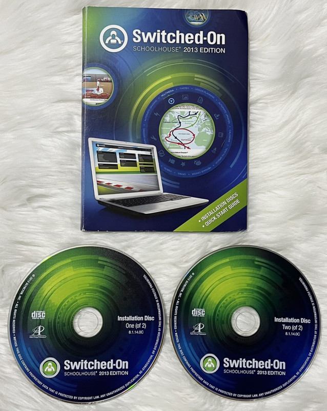 Switched On Schoolhouse 2013 Edition Installation Discs – NEVER USED
