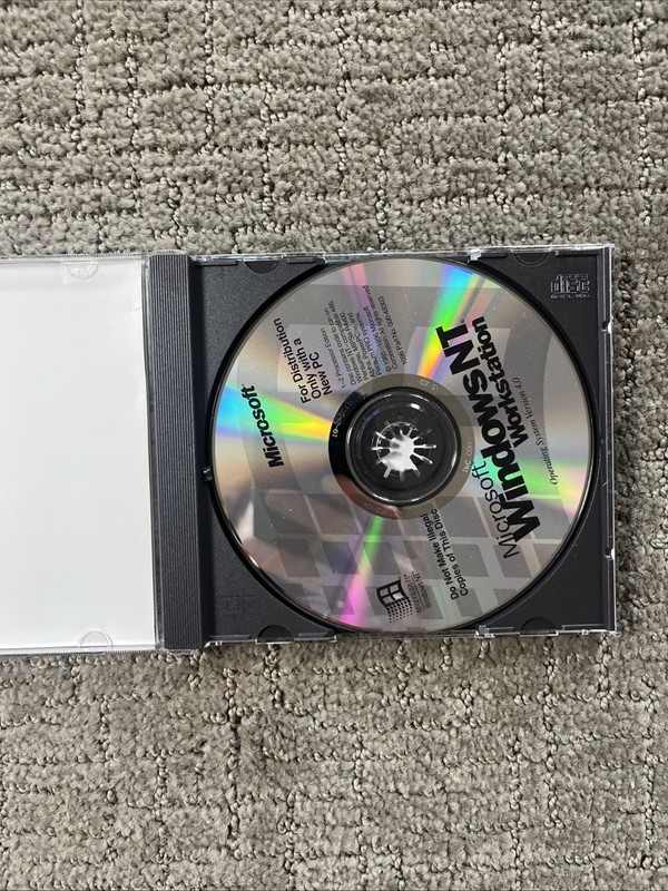 Microsoft Windows NT Workstation 4.0 1-2 Processor Edition 1985-1996 Vintage gallery