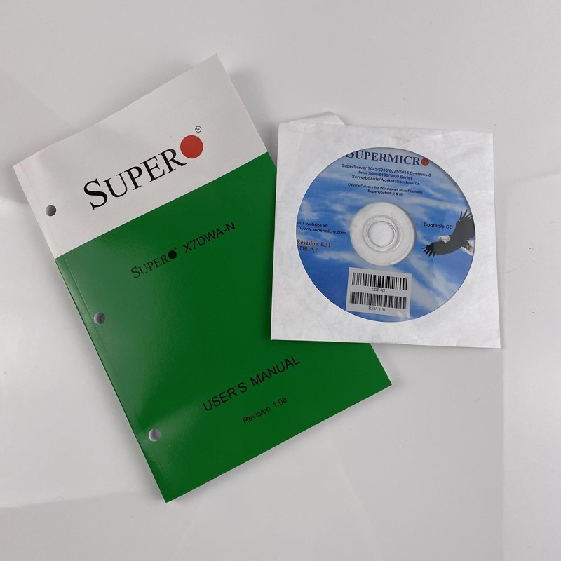 SUPER X7DWA-N User's Manual & Bootable CD