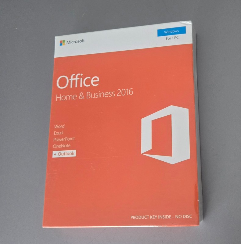 Microsoft Office Home & Business 2016 Software for Windows (T5D02776)