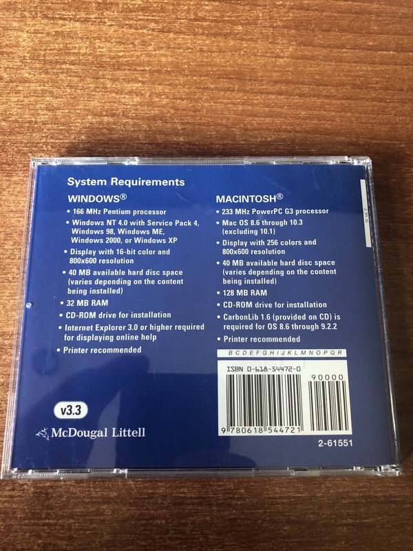 McDougal Littell Test & Practice Generator Math Thematics Book 2 CD-ROM gallery