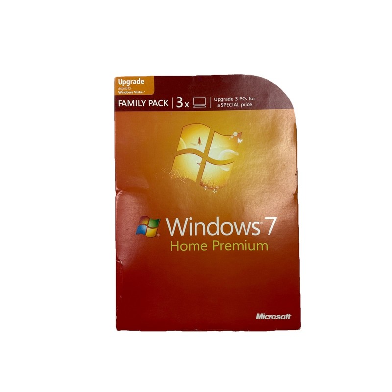 Microsoft Windows 7 Home Premium Family Pack 32/64-Bit