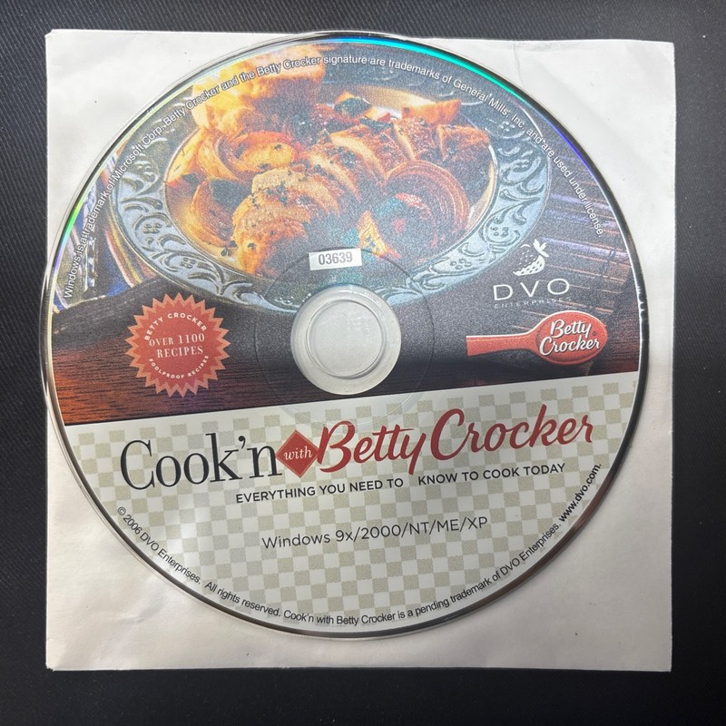 NEW COOK'N with BETTY CROCKER CD