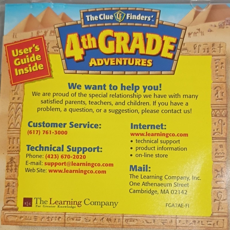 The Learning Company ClueFinders 4th Grade Adventures CD Windows/Mac English gallery