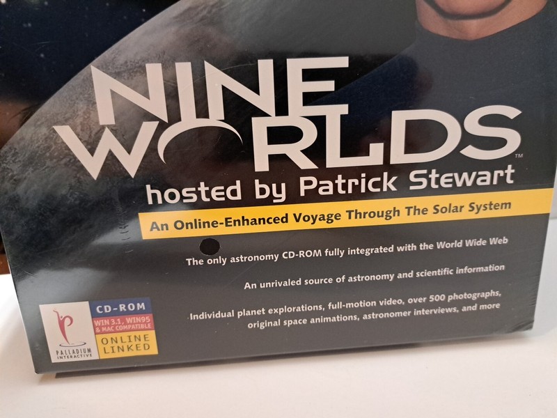 Nine Worlds, Hosted By Patrick Stewart. Online - Enhanced Voyage, 1996 BIG BOX gallery