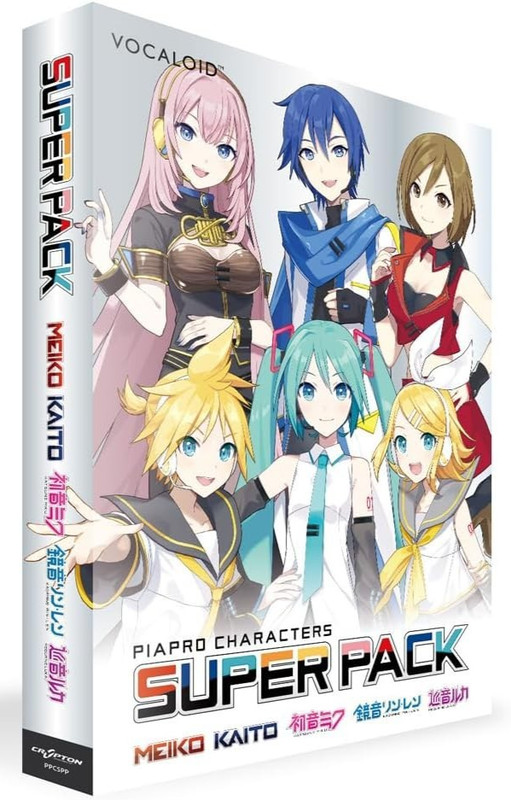 CRYPTON VOCALOID4 Piapro Characters Super Pack DVD Software 6 Singers From Japan