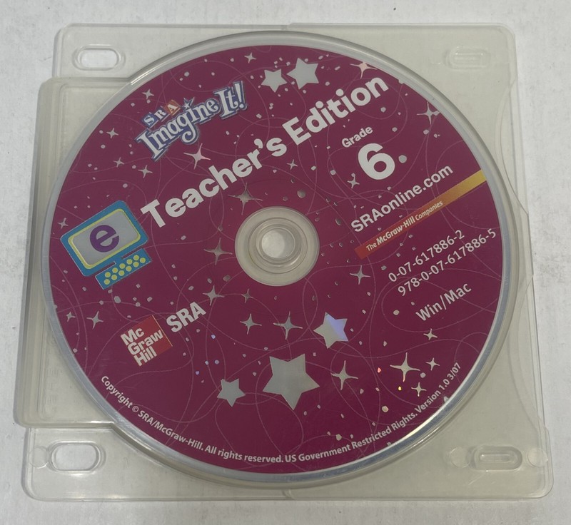 McGraw-Hill SRA Imagine It! Technology, eTeacher’s Edition – Grade 6 (CD-ROM)