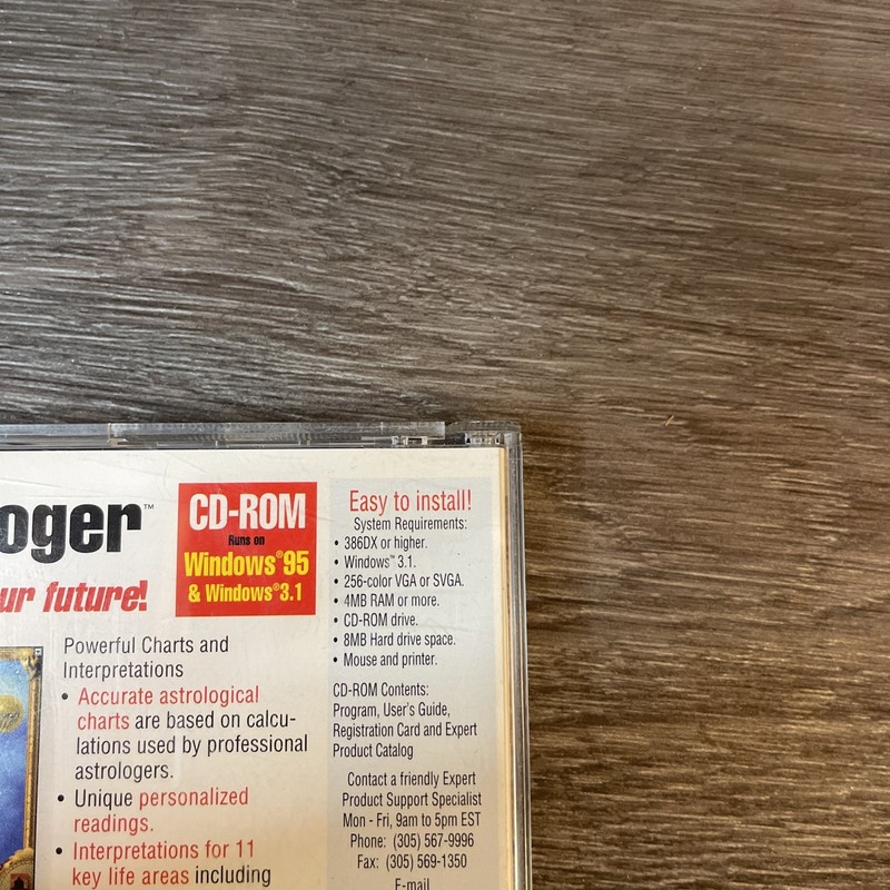 Expert Software CD-ROM for Windows 95 3.1 Vintage PC Astrologer gallery