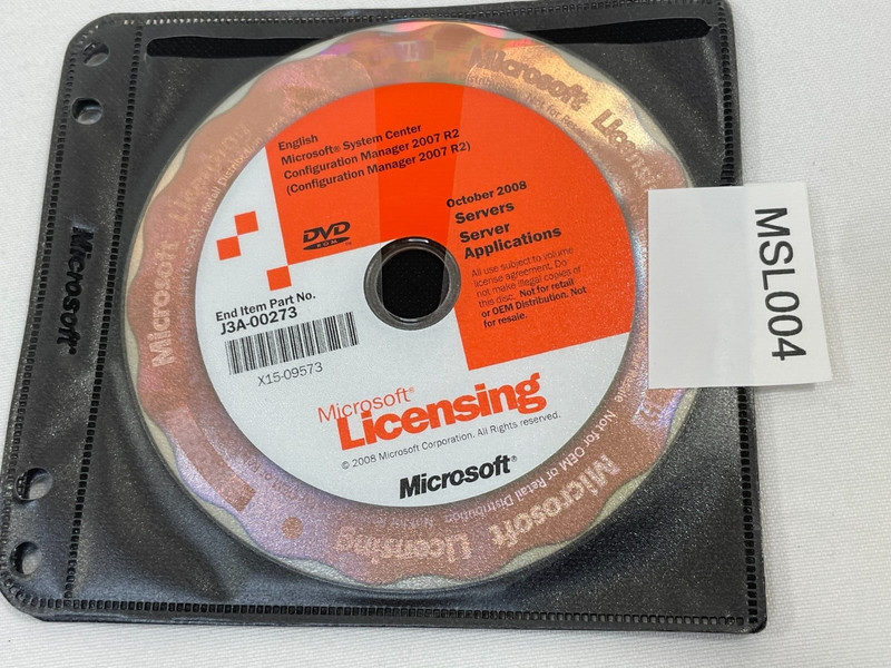 Microsoft System Center Configuration Manager 2007 R2 Windows DVD October 2008 gallery