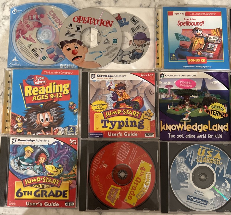 VTG JumpStart/Oregon Trail 2 Lot PC CDs Good Cond 1990’s Games See Description! gallery