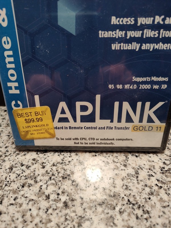LAPLINK GOLD 11. Host/Remote For File Transfer. New & Sealed. gallery