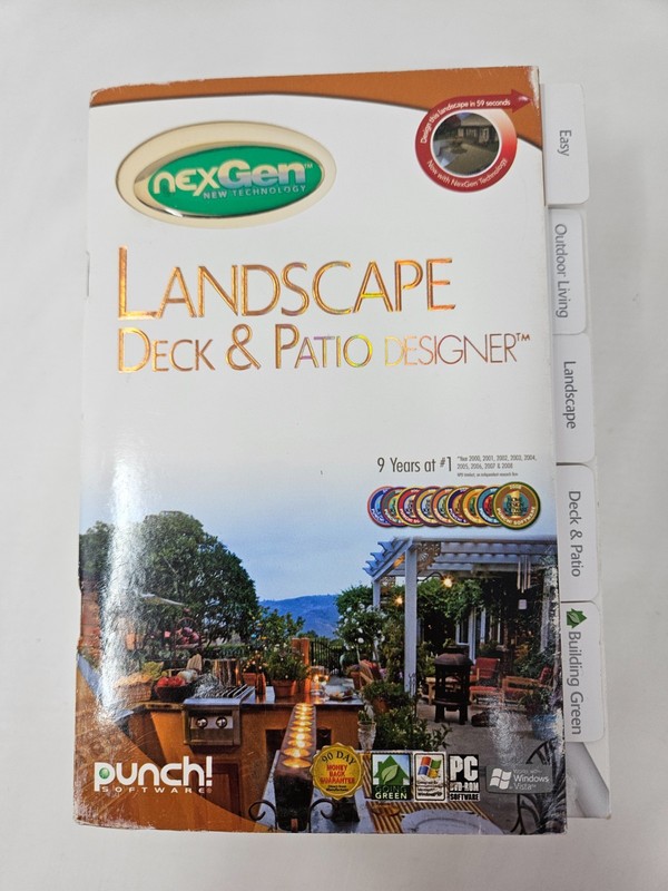 Landscape Deck & Patio Designer PC DVD-ROM 2009