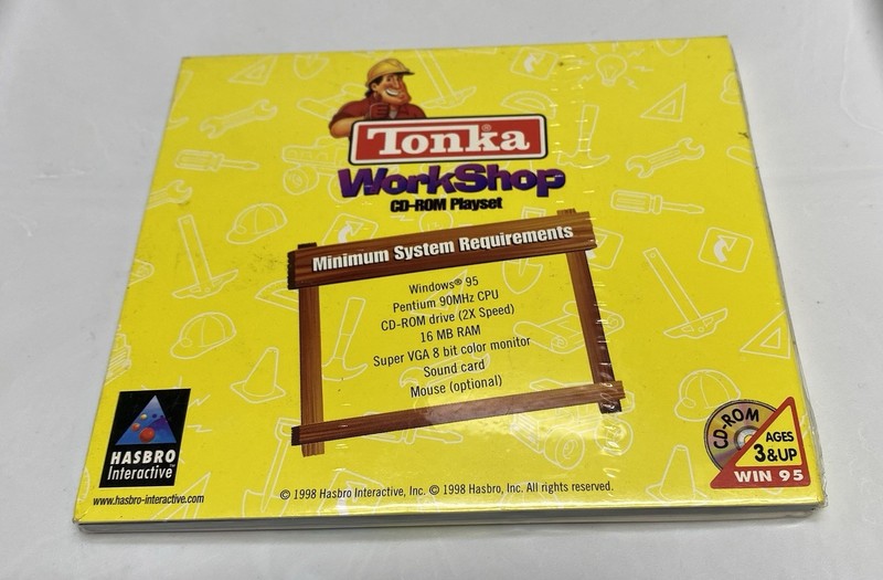 Tonka Workshop CD-ROM Playset New Sealed Free Fast Shipping. gallery