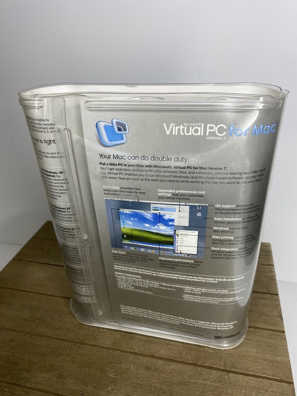 Microsoft Virtual PC for Mac Version 7 Emulator UPGRADE KIT UNTESTED gallery